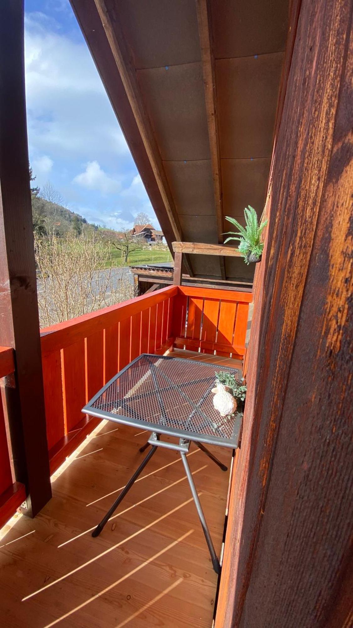 Naturnahe Familienwohnung Ruschegg Экстерьер фото